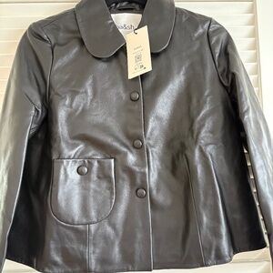 ba&sh Milos leather jacket